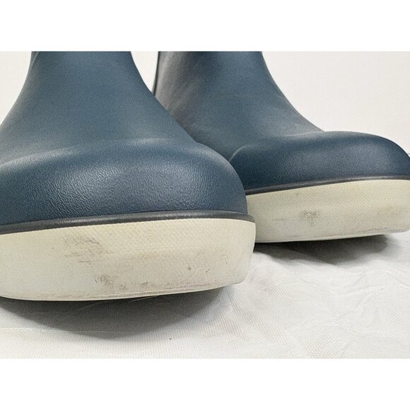 HUK Performance Waterproof Rogue Wave Boots Men’s 12 Navy Blue Pull On - Picture 4 of 15